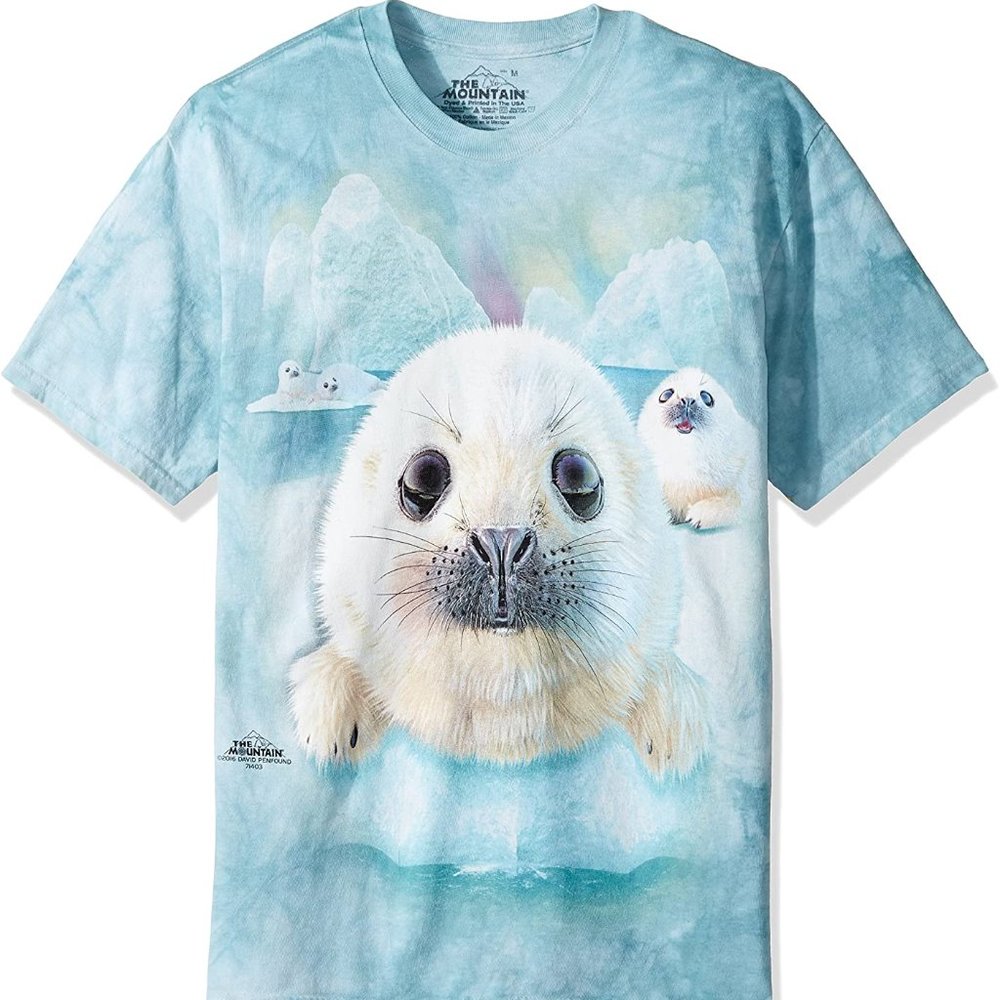 The Mountain Seal Pup Sea Lion Newborn Sealpups Whitecoats Adult T-Shirt 4X